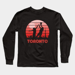 Retro Sunset Toronto Ball Long Sleeve T-Shirt